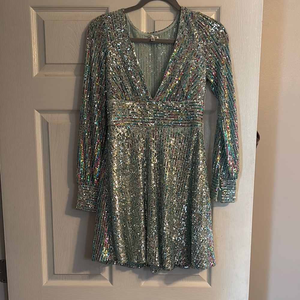 Honey and Rosie Sequin Dress Small